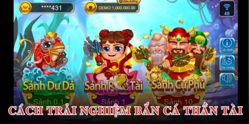 Hướng dẫn cách trải nghiệm trong game săn cá thần tài tại PG88 